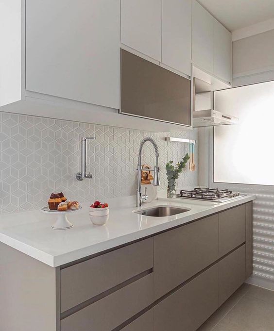 Mueble de cocina mesada de melamina